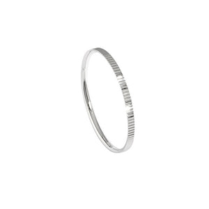 RHJ1030 925 Sterling Silver Concise Band Ring