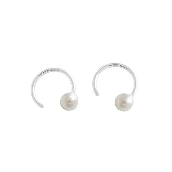 RHE1027 Pearl Hoops