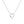 FX0461 925 Sterling Silver Baguette Heart Toggle Oval Link Necklace