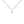 FX0409 925 Sterling Silver Shining Zircon Necklace