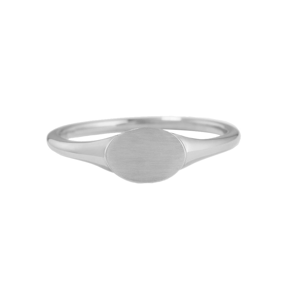 FJ0502 925 Sterling Silver Women Signet Ring
