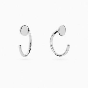 FE1892 925 Sterling Silver Mini Hoop Earrings