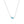 FX0678 Cubic Zirconia Turquoise Necklace