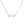 FX0666 925 Sterling Silver Pin Pendant Necklace