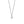 FX0643 925 Sterling Silver Spark CZ Pendant Necklace