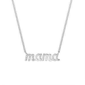 FX0487 925 Sterling Silver Mama Necklace