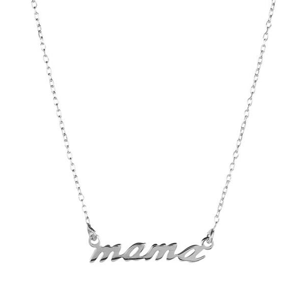 FX0479 925 Sterling Silver MAMA Necklace