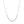 FX0443 925 Sterling Silver Zircon Smooth Bar Necklace