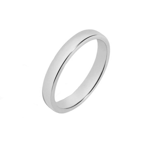 FJ0520 925 Sterling Silver Gold Band Ring