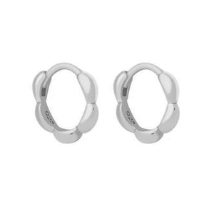 FE0932 925 Sterling Silver Mini Hoop Earrings