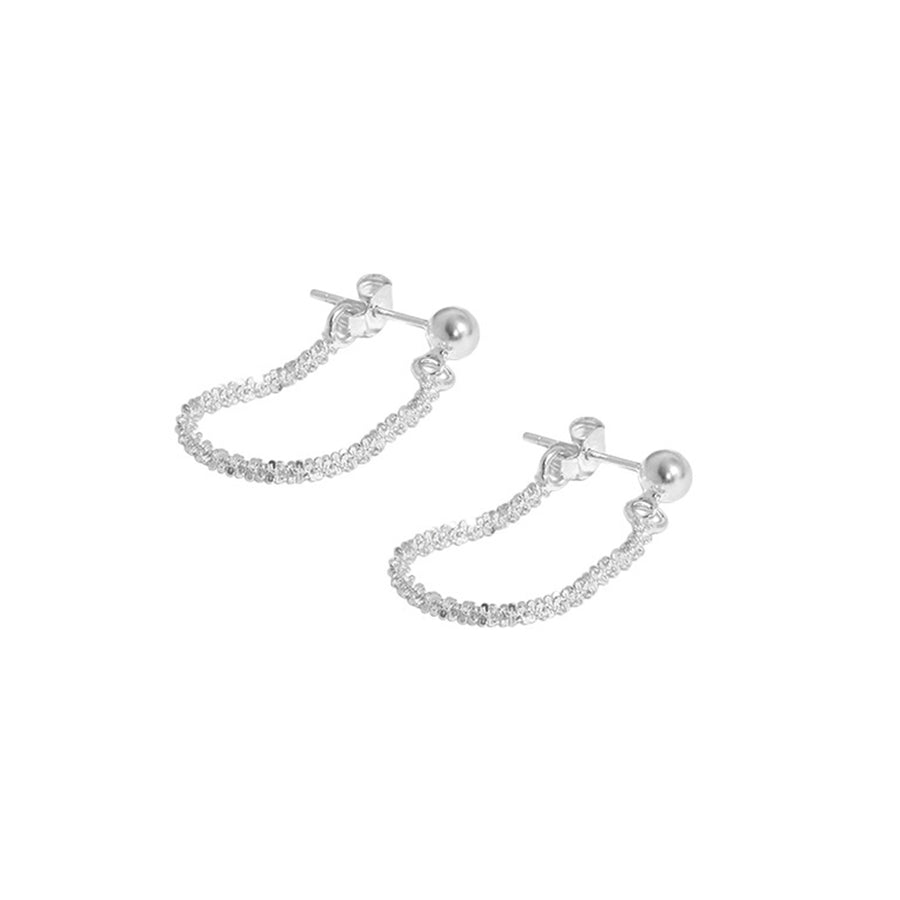 RHE1042 Sparkle Chain Stud Earring