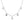 FX0511 925 Sterling Silver Five Small Coins Necklace