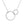 FX0407 925 Sterling Silver Connection Circle Necklace