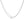 FX0905 925 Sterling Silver Layer Link Round Push Clasp Necklace