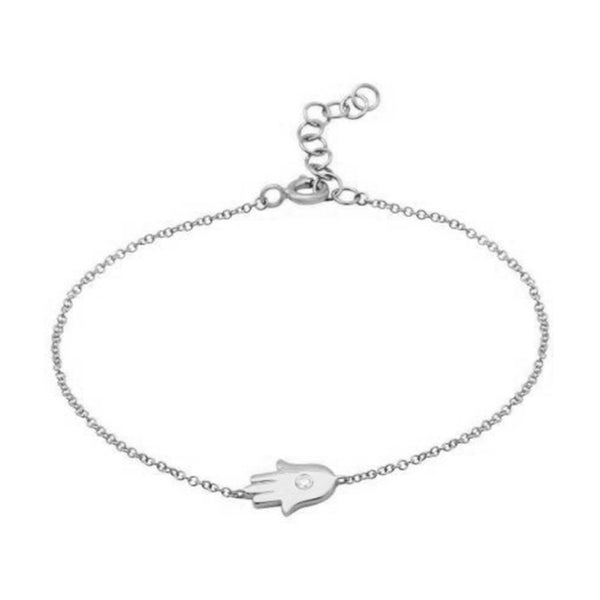 FS0179 925 Sterling Silver Hand Bracelet