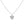 FX0513 925 Sterling Silver Heart Pendant Necklace
