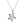 FX0626 925 Sterling Silver Rainbow Star Pendant Necklace