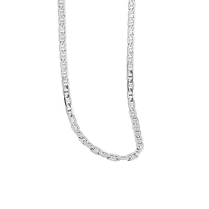 RHX1006 925 Sterling Silver Pig Nose Chain Necklace