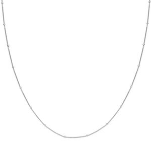 FX0016 925 Sterling Silver Simple Style Choker Necklace