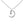 FX0549 925 Sterling Silver Moon & Star Pendant Necklace
