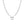 FX0901 925 Sterling Silver Paperclip Chain Round Push Clasp Necklace