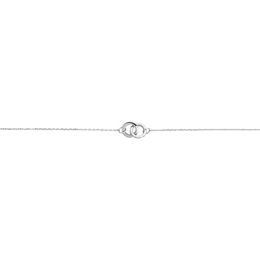 FS0136 925 Sterling Silver Connection Circle Bracelet