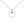 FX0102 925 Sterling Silver Gold plated circle necklace