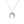 FX0394 925 Sterling Silver OX Hron Pendant Necklace