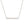 FX0318 925 Sterling Silver Bar Pendant Necklace
