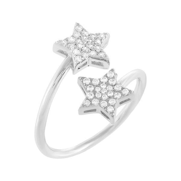 FJ0173 925 Sterling Silver Star Ring