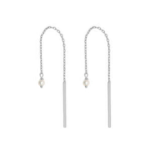 FE1400 925 Sterling Silver High Quality Thread Earrings