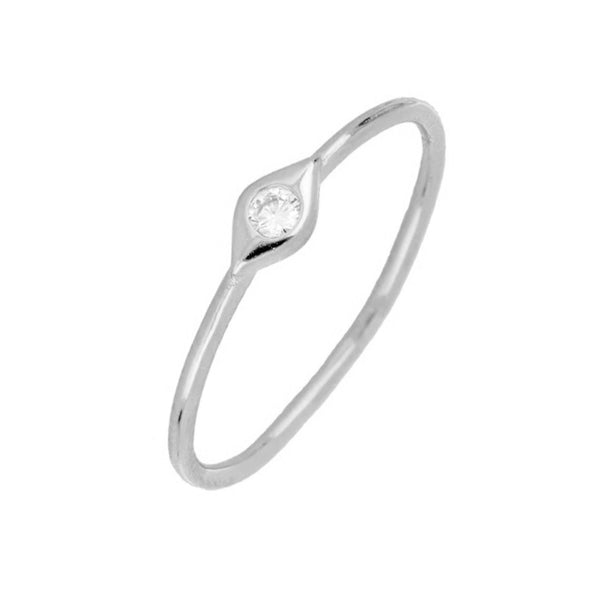 FJ0457 925 Sterling Silver Anillo Goz Gold Cubic Zircon Ring