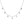 FX0510 925 Sterling Silver Seven Disc Necklace