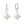 FE1701 925 Sterling Silver Freshwater Pearl Earring