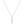 FX0921 925 Sterling Silver Vertical Bar Zirconia Necklace