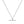 FX0317 925 Sterling Silver T Bar Drop Necklace