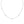 FX0442 925 Sterling Silver Bezel Baguette Zircon Necklace