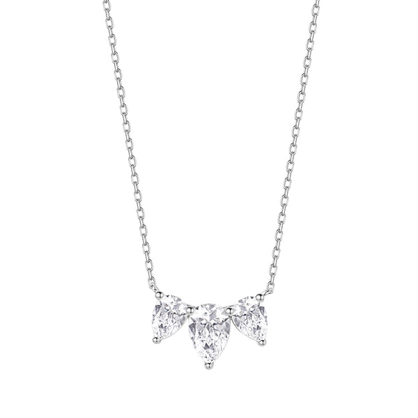 FX0854 Pear Shape CZ Tiro Women Necklace