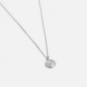 FX0147 925 Sterling Silver Coin Pendant Necklace