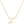 FX0542 925 Sterling Silver Letter Pendant Necklace